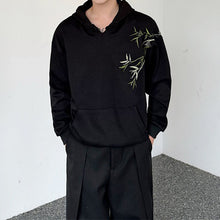 Load image into Gallery viewer, Bamboo Embroidered Hooded Sweatshirt
