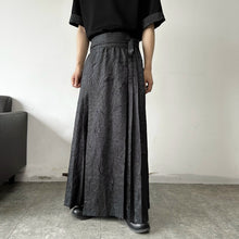 Load image into Gallery viewer, Pleated Lace-up Vintage Skirt
