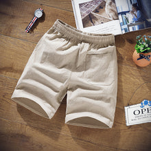 Load image into Gallery viewer, Casual Loose Cotton And Linen Shorts
