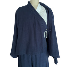 Load image into Gallery viewer, Wudang Practice Sanqing Collar Wide Sleeves Taoist Robe
