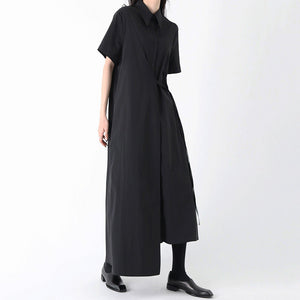 High Waist Long Irregular Dress