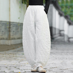 Casual Loose Large Size Lantern Ninth Pants