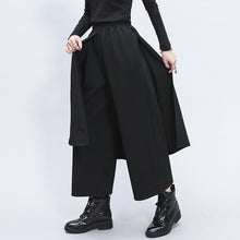 Load image into Gallery viewer, Irregular Fake Two Piece Stitching Loose Wide Leg Pants
