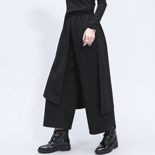 Load image into Gallery viewer, Irregular Fake Two Piece Stitching Loose Wide Leg Pants
