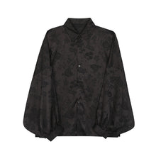 Load image into Gallery viewer, Long-sleeved Patterned Jacquard Loose Casual Shirt
