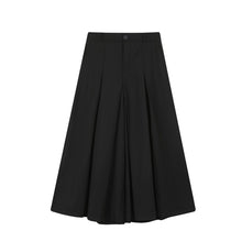 Load image into Gallery viewer, Retro Wide Leg Trousers Pleated A-line Culottes
