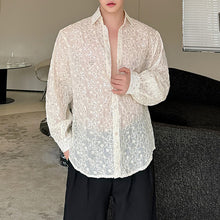 Load image into Gallery viewer, Irregular Embroidered Sequined Breathable Long-sleeved Shirt
