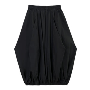 Gathered Loose Balloon Skirt