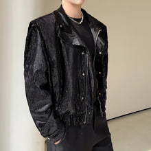 Load image into Gallery viewer, Sequined Shoulder Padded Jacket
