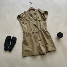 Load image into Gallery viewer, High Waist Drawstring Cargo Jumpsuit
