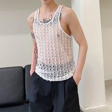 Load image into Gallery viewer, Chain Link U-neck Cutout Sleeveless Vest
