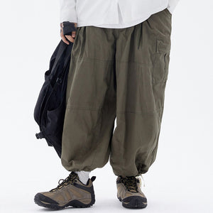 Multi-pocket Loose Harem Pants