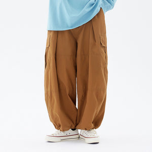 Multi-pocket Loose Harem Pants