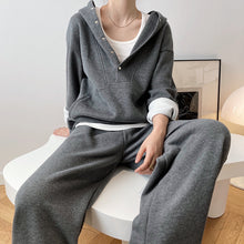 Load image into Gallery viewer, Autumn Hooded Sweatshirt and Sweatpants Casual Sports Suit
