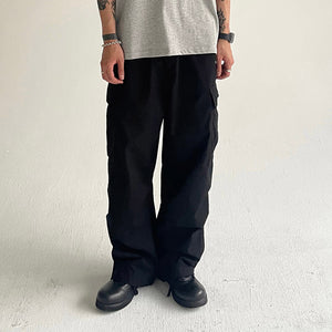 Wide Leg Casual Drawstring Pants