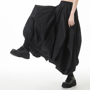 Gathered Loose Balloon Skirt