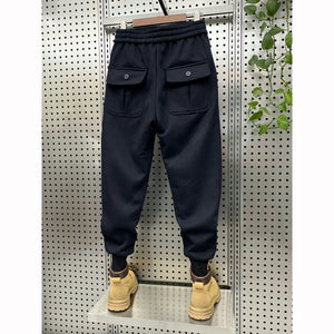 Slim Fit Mid-waisted Casual Track Pants