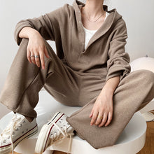 Load image into Gallery viewer, Autumn Hooded Sweatshirt and Sweatpants Casual Sports Suit
