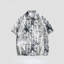 Load image into Gallery viewer, Printed Loose Casual Thin Short-sleeved Shirt
