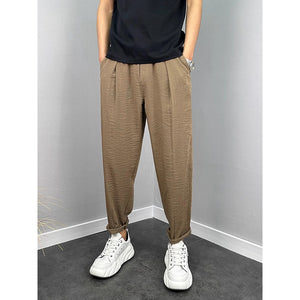 Summer Nine-point Breathable Loose Harem Pants