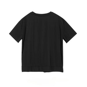 Summer Irregular Zipper T-shirt