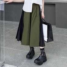 Load image into Gallery viewer, Paneled Wide Leg Straight Leg Pants
