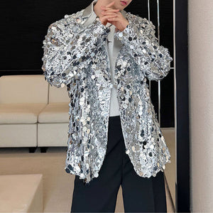 Stage Performance Sequin Design Blazer