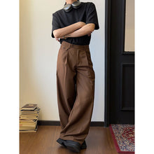 Load image into Gallery viewer, Straight Loose Wide-leg Pants
