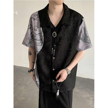 Load image into Gallery viewer, Jacquard Patchwork Design Shirt
