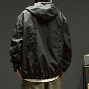 Loose Solid Color Outdoor Jacket