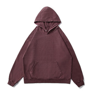 Retro Hooded Loose Casual Sweatshirt