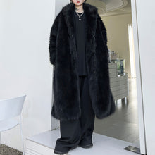 Load image into Gallery viewer, Winter Plush Warm Artificial Fur Mid-length Coat
