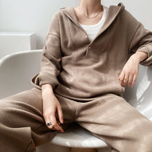 Load image into Gallery viewer, Autumn Hooded Sweatshirt and Sweatpants Casual Sports Suit
