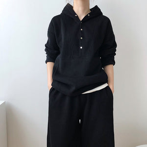 Autumn Hooded Sweatshirt and Sweatpants Casual Sports Suit