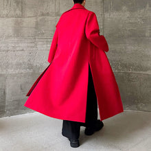 Load image into Gallery viewer, Lapel Wool Loose-fitting Trench Coat
