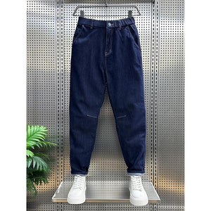 Denim Harem Straight Pants