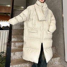 Load image into Gallery viewer, Winter Stand Collar Scarf Warm Cotton Coat
