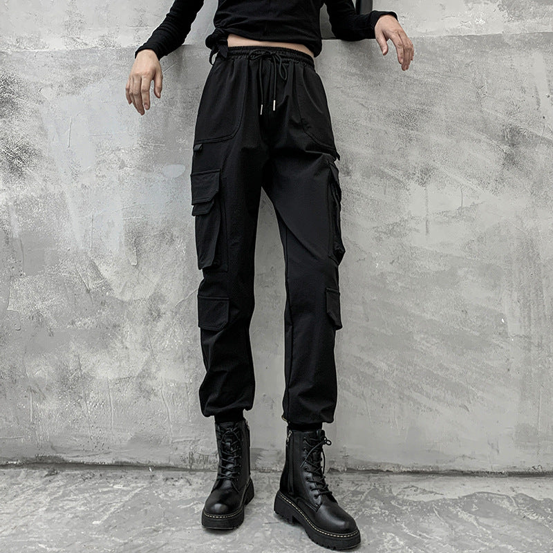 Three-dimensional Pocket Casual Loose Trousers