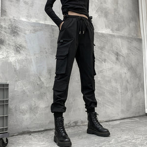 Three-dimensional Pocket Casual Loose Trousers