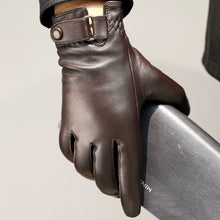 Load image into Gallery viewer, Warm Motorcycle Riding Leather Gloves
