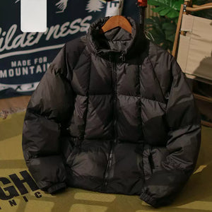 Stand Collar Loose Warm Down Jacket