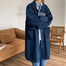 Load image into Gallery viewer, Japanese Loose Denim Windbreaker
