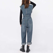 Load image into Gallery viewer, Vintage Sleeveless Cargo Jumpsuit
