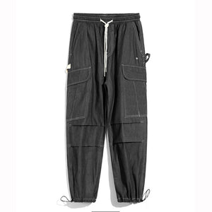 Drawstring Drawstring Loose Harem Multi-pocket Cargo Pants