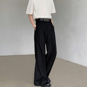 Loose Straight Floor-length Casual Pants