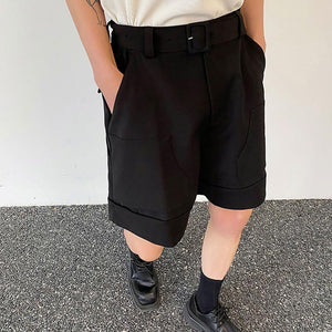 Summer Belt Cargo Straight Shorts