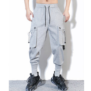 Cuffed Harem Casual Pants