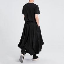 Load image into Gallery viewer, Black Loose Irregular Pants Hakama
