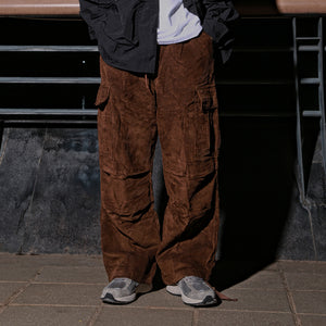 Retro Thickened Corduroy Pocket Pants