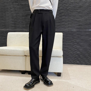 Suit Straight Long Trousers